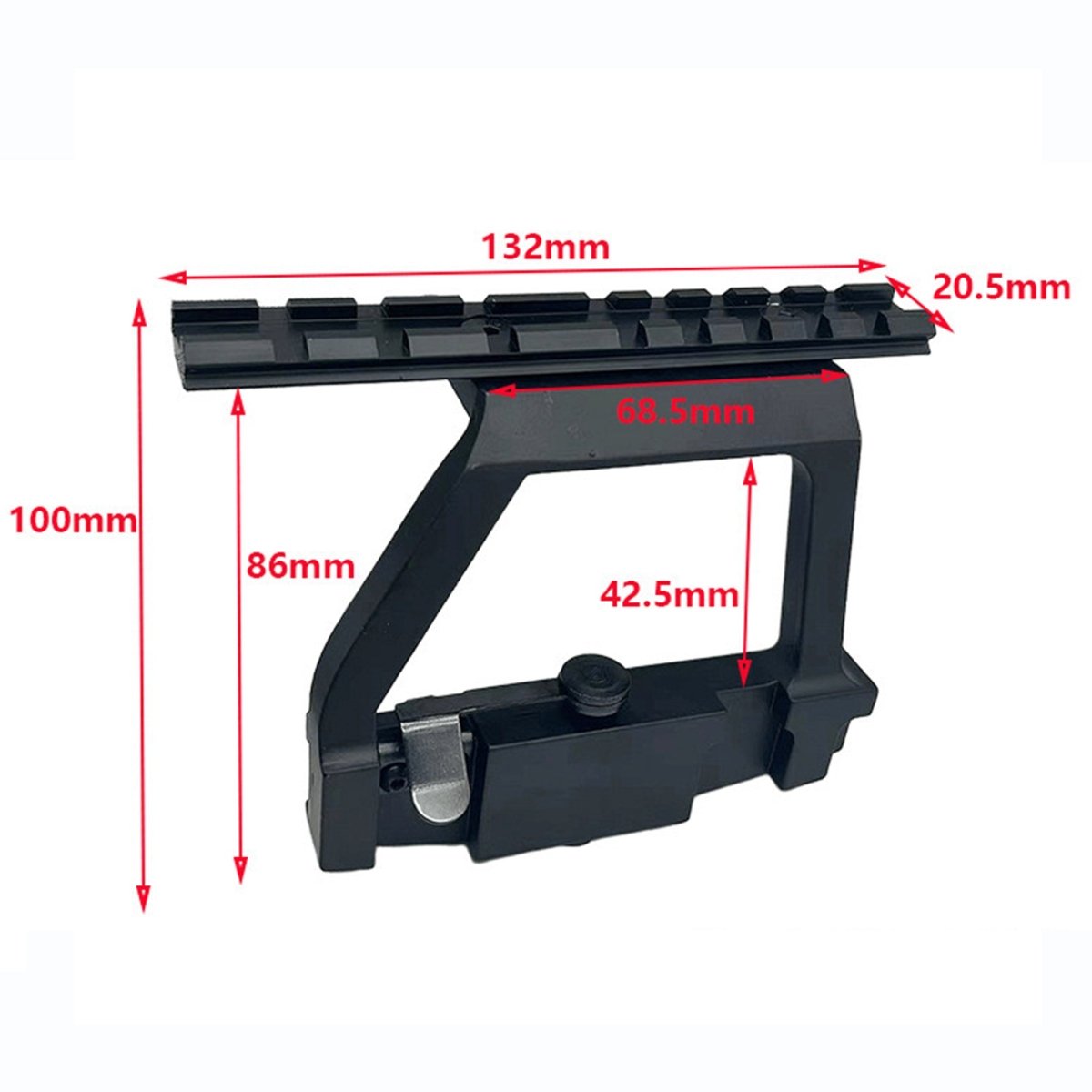 Metal Tactical 20mm Picatinny Rail for AK(Short) - EMERBUtoysEMERBUtoys