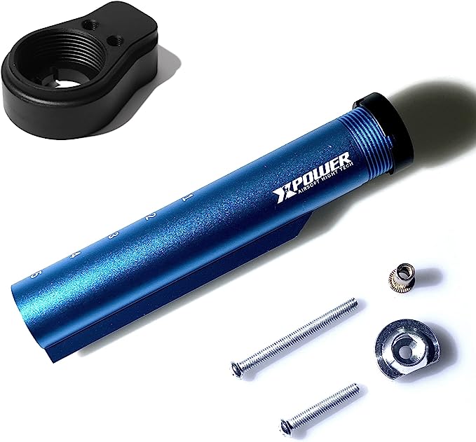 Metal Tube with Adapter Accessories Tool Decoration(Blue) - EmerbutoysEmerbutoys