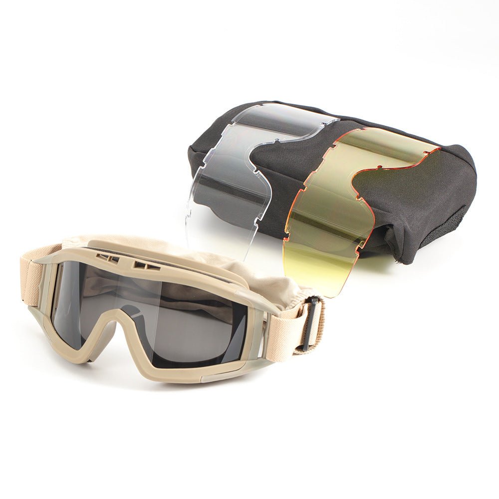 Tactical Goggles(Tan) - EmerbutoysEmerbutoys