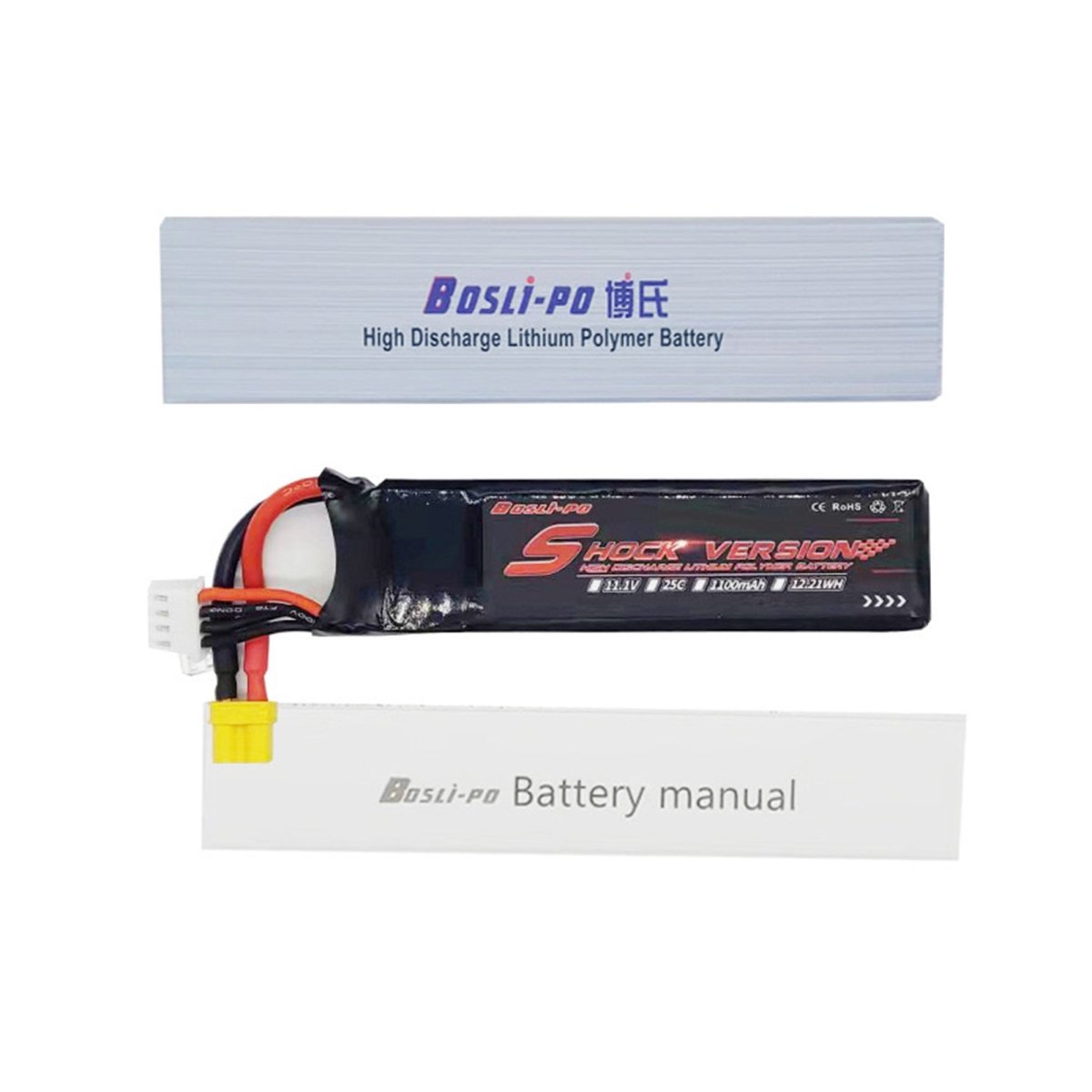 XT30 Interface 11.1V Battery(1100mAh/25C) - EmerbutoysEmerbutoys